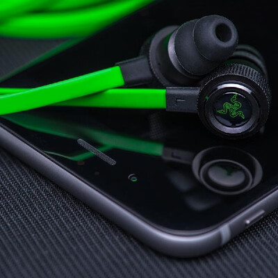 

Razer Hammerhead Pro V2 Earphones 10mm Drivers Gaming In-Ear Headphones Flat Cable Noise Cancelling Earbud Stereo Music