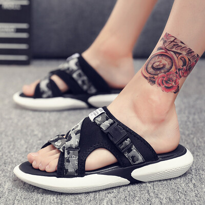 

Summer Mens Vietnam Beach Shoes Recreational Trend Korean Outdoor Sports Slippers