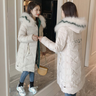 

Roseonmyhand Fashion Women Winter Warm Cotton Hooded Winter Jacket Long-Sleeved Coat