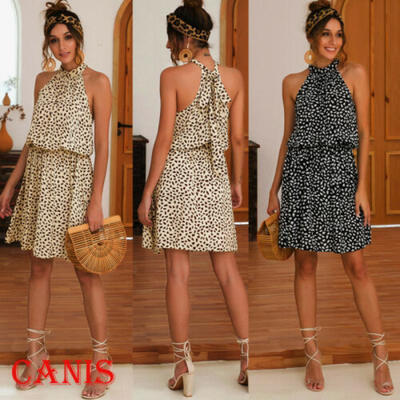 

Women Summer Boho Short Maxi Dress Evening Cocktail Party Beach Dresses Sundress