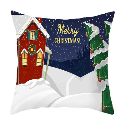

Siaonvr Christmas Pillow Cover Decor Pillow Case Sofa Waist Throw Cushion Cover