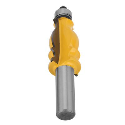 

Greensen 12in Shank Woodworking Fishtail Handrail Router Bit Edge Finishing Milling Cutter