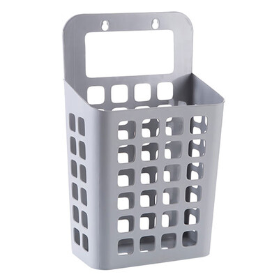 

Household Practical Hollow Out Suction Cup Hanging Type Plastic Dirty Clothes Storage Basket