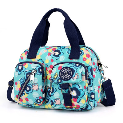 

Old&middle-aged ladiesbags with one shoulder slanting bag Mothers leisure printed bags Oxford canvas nylon bags