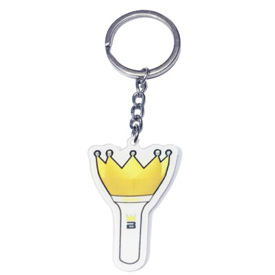 

KPOP BIGBANG Keychain Pendant Four Generation Crown Lamp Keyring Fans Gift