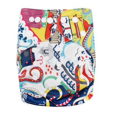 

Baby Cartoon Printed Reusable Cloth Nappy Waterproof Breathable Diaper