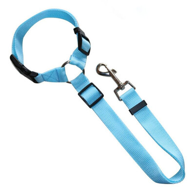 

Dog Bandanas Bwogue 2 Packs Dog Cat Safety Seat Belt Strap Car Headrest Restraint Adjustable Nylon Fabric Dog Restraints Vehicle