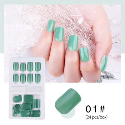 

Toponeto Finished Nail Patches 24Pcs Boxed Removable Repeated Use Of fake Nail Patches