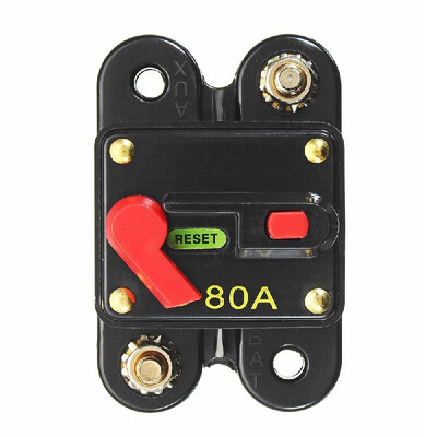 

12V-24V DC Waterproof Circuit Breaker Reset Inline Fuse Inverter Automobile Panel Mounting Circuit Breaker for Car Marine Boat