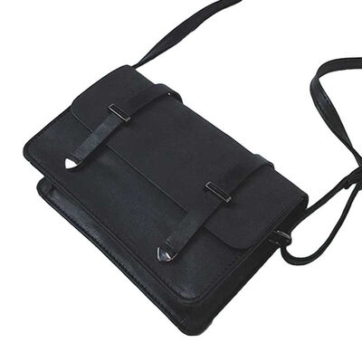 

Women Vintage Solid Color Frosted Double Arrow Cover Crossbody Shoulder Bag