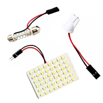 

SMD 3528 LED Panel White Car Reading Map Lamp Auto Dome Interior Bulb Roof