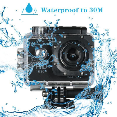 

720P Wifi Sport Action Camera 12M 20" Screen 170 degree Wide Angle Video Cameras Waterproof 30M Shockproof Outdoor Mini Camcorder