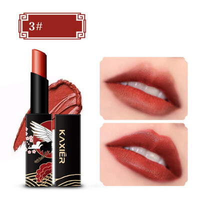 

Chinese Style palace lipstick Matte Waterproof Lipstick Sexy Red Brown Makeup Wateproof Profissional Lipstick
