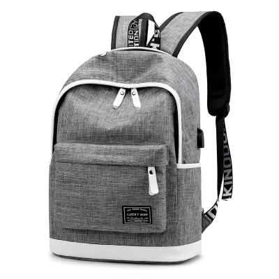 

Mengfanke shoulder bag men leisure travel backpack junior high school students schoolbag men&women fashion