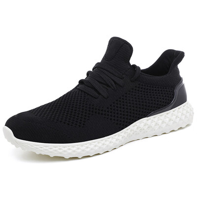 

Flying woven breathable sports shoes mens lightweight coconut tide shoes casual net red white shoes student running shoes