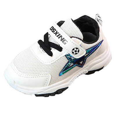 

Children Kid Baby Football Star Print Sport Sneaker Running Mesh Casual Shoes