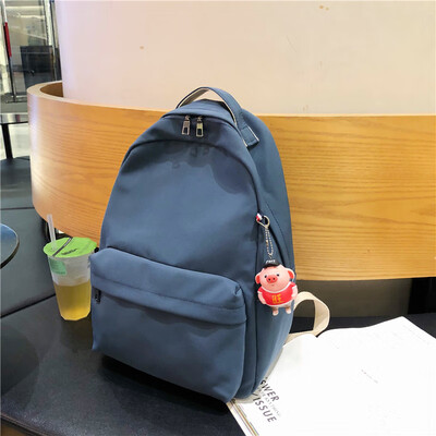 

Old Style Feeling Girls Mild School Bags Korean Edition Harajuku Uzzang High School Shoulder-wrapped Canvas College Students Inspe