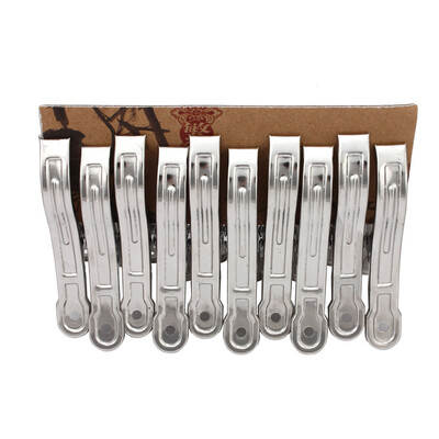

Gobestart 10PCS Stainless Steel Beach Towel Clips Keep Your Towel From Blowing Away