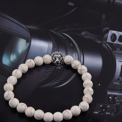 

Europe Style Volcanic Stone Natural Stone Bead Bracelets Womens Fashion Bracelet 1 Piece