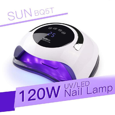 

BQ5T 120W UV LED Nail Lamp Nail Dryer Drying for Manicure Gel Nail Lamp Drying for Gel Varnish LCD Screen Nail Dryer