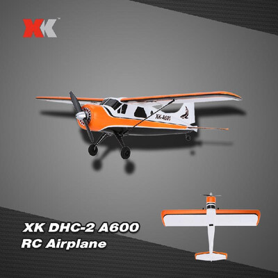 

Original XK DHC-2 A600 5CH 24G Brushless Motor 3D6G RC Airplane