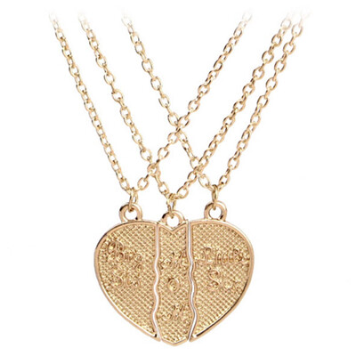 

NecklacesSpecial Love Family Gift Daughters Children Birthday 3pcs set 2019 Funny Lettering Necklaces