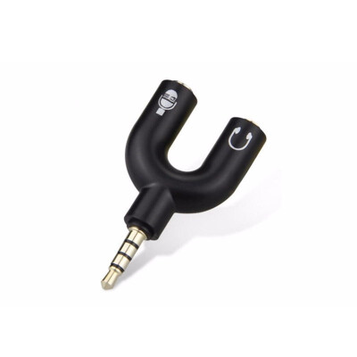 

U Shaped Earphone Splitter 35mm Audio Converter