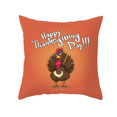 

〖Follure〗Thanksgiving Turkey Pillow Case Cushion Cover Sofa Bed Car Cushion Decor NEW