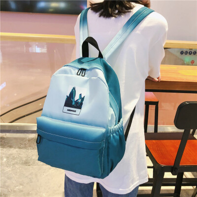 

The Gradual Colour-Colouring Fashion Shoulder Bag of Senior High School