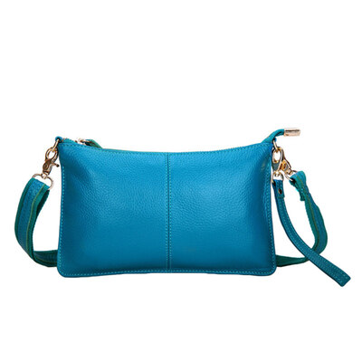 

Fashion Women Rectangle Solid Color Zip Wristlet Handbag Crossbody Shoulder Bag