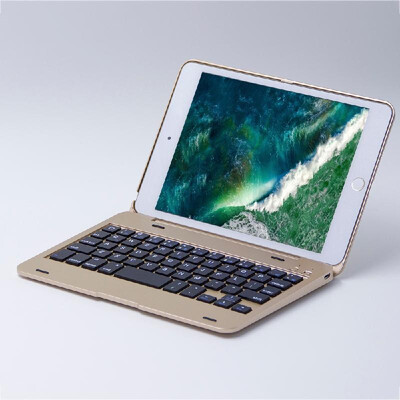 

F1 Wireless BT Keyboard Folding 2 in 1 Case Portable Metal Foldable Stand Cover Holder Keypad for IOS IPad Mini 4
