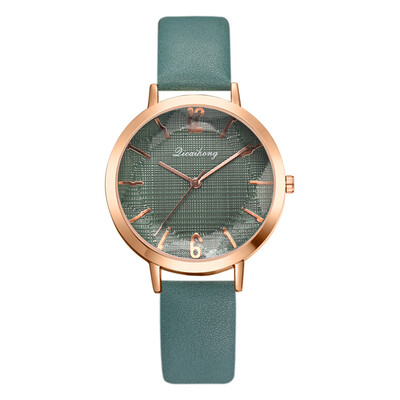 

Fashion pu strap watch new style lattice dial watch ladies watch