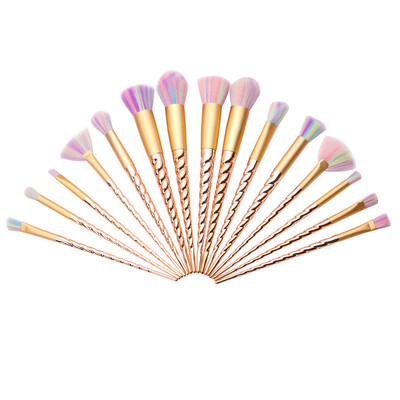 

Toponeto 15Pcs Pro Makeup Cosmetic Brushes Set Powder Foundation Eyeshadow Lip Brush