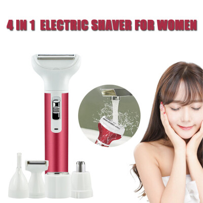 

〖Follure〗Electric Shaver for Women Electric Razor 4 In 1 Rechargeable Cordless Waterprof