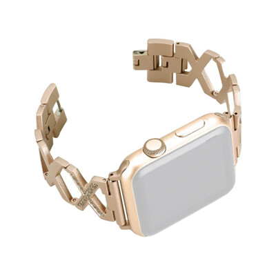 

〖Follure〗Milanese Stainless X Note Bracelet Wristband Strap For Apple Watch Series 4 40mm