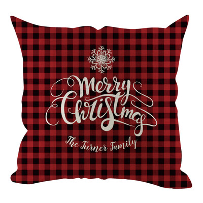 

Siaonvr Christmas Pillow Cover Pillowcases Decorative Sofa Cushion Cover Home Decoration