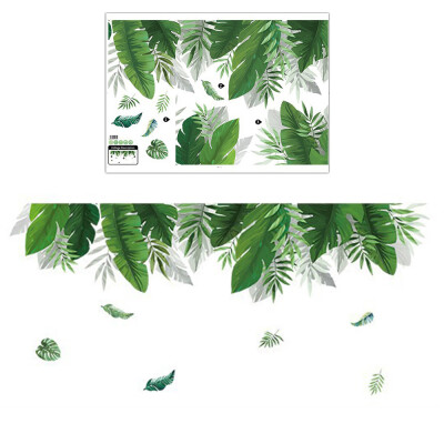 

Palm Leaf Nordic Simple Style Removable Decoration Wall Sticker