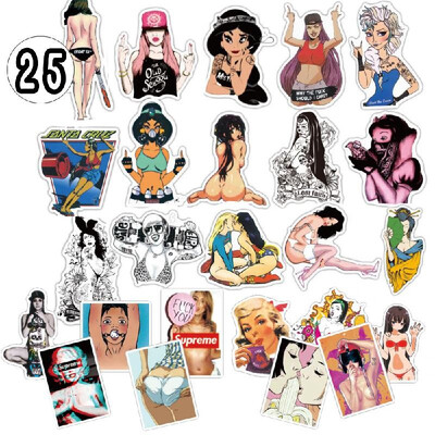

Cartoon Graffiti Stickers For Suitcase Laptop Skateboard Motorcycle Car Cool PVC Decal DIY Decoration