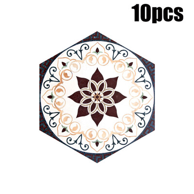 

〖Follure〗10Pcs Self Adhesive Tile Floor Wall Decal Sticker DIY Kitchen Bathroom Decor