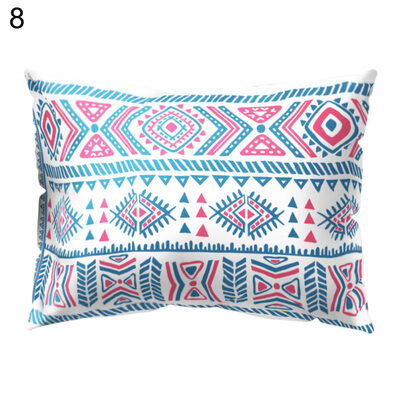 

Mandala Round Flower Pillow Case Cushion Cover Sofa Bed Car Cafe Office Decor