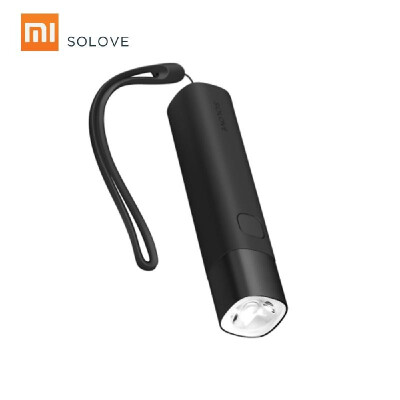 

New XIAOMI SOLOVE X3 Electric Torch 3000mAh Power Bank USB Rechargeable Brightness EDC Flashlight Portable Mini LED Torch for Bike