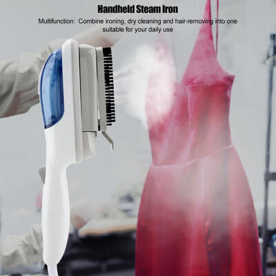 

Greensen 220V 800W Portable Handheld Steam Iron with Brush Clothes Ironing for Traveling Home EU