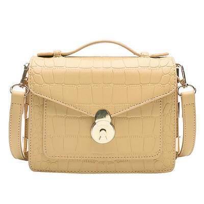 

Tailored Women 2019 New Stone Pattern Shoulder Bag Fashion Messenger Bag Casual Handbag