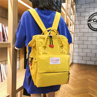 

Insfeng schoolbag female Korean version of high school students large capacity Simple Sen Department Baitao ancient sense backpack