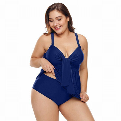 

Plus Size split Womens Swimwear sense suspender skirt swimsuit