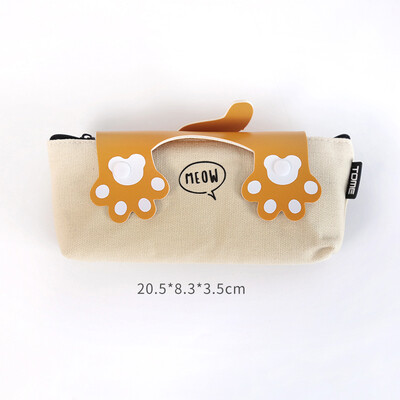 

Korean Zipper Novelty Cute Kawaii Cat Pencil Pouch Pencil Bag for School Supplies Stationery