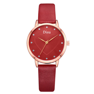 

Quartz watch 2019 new pu strap simple watch trend temperament ladies watch