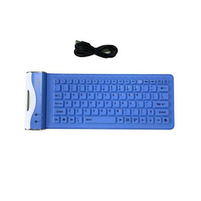 

Small Silicone Waterproof 84-Key USB Wired English Keyboard Keypad For Laptop Desktop Computer Tablet PC Smartphone