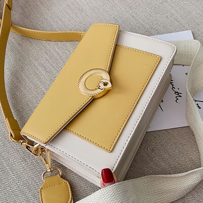 

North bag chic women 2019 spring&summer new wave Korean students Joker Ling simple shoulder slung small square bag