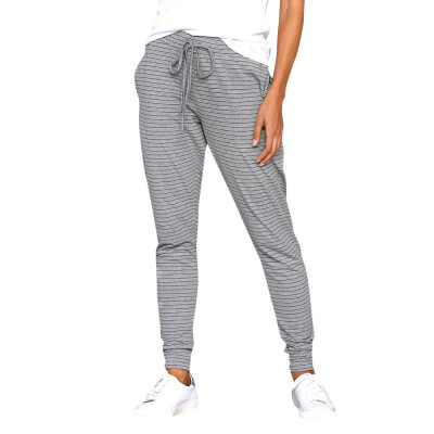 

Tailored Womens Mid Waist Striped Trousers Ladies Casual Drawstring Pants